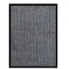 Image de vidaXL Paillasson rayé Gris 60x80 cm
