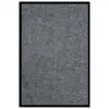 Image de vidaXL Paillasson rayé Gris 80x120 cm
