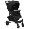 Image de vidaXL Poussette pour bébé 2-en-1 Anthracite Acier