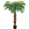 Image de vidaXL Kunstplant met pot cycaspalm 160 cm groen