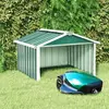 Image de vidaXL Abri tondeuse robot de jardin 92x97x63 cm Acier galvanisé Vert