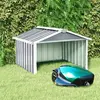 Image de vidaXL Abri pour robot de jardin 92x97x63 cm Acier galvanisé Gris