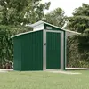 Image de vidaXL Abri de Jardin Vert 270x130x208,5 cm Métal Galvanisé