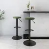 Image de vidaXL Tabourets de bar lot de 2 vert foncé velours