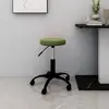 Image de vidaXL Chaise pivotante de bureau Vert clair Velours