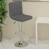 Image de vidaXL Tabouret de bar Gris Similicuir