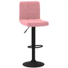 Image de vidaXL Tabouret de bar Rose Velours