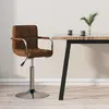 Image de vidaXL Tabouret de bar Marron Tissu