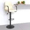 Image de vidaXL Tabouret de bar Crème Tissu