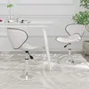 Image de vidaXL Chaises à manger lot de 2 blanc similicuir