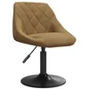 Image de vidaXL Tabouret de bar Marron Velours, chaise de comptoir, chaise, chaise de pub, chaises de comptoir, chaises, chaises de pub, chaise de bar