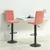 Image de vidaXL Tabourets de bar lot de 2 rose velours