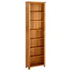 Image de vidaXL Bibliothèque à 7 niveaux 60x22x200 cm Bois de chêne massif