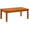 Image de vidaXL Table basse de jardin 90x50x36 cm Bois solide d'acacia