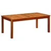 Image de vidaXL Table basse de jardin 110x60x45 cm Bois solide d'acacia
