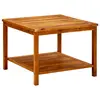 Image de vidaXL Table basse 60x60x45 cm Bois d'acacia solide
