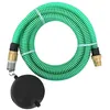 Image de Bussandri Exclusive Tuyau d'aspiration avec joints en laiton 5 m 25 mm Vert