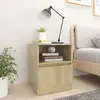Image de vidaXL Tables de chevet 2pcs chêne sonoma 40x40x50cm bois d'ingénierie
