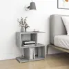 Image de vidaXL Table de chevet gris béton 50x30x51,5 cm bois d'ingénierie