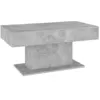 Image de vidaXL Table basse gris béton 96x50x45 cm bois d'ingénierie