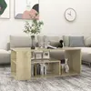 Image de vidaXL Table basse chêne sonoma 100x50x40 cm bois d'ingénierie