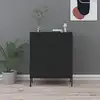 Image de vidaXL Armoire de rangement Noir 80x35x101,5 cm Acier