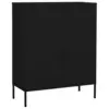 Image de vidaXL Armoire de rangement Noir 80x35x101,5 cm Acier