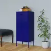 Image de vidaXL Armoire de rangement Bleu marine 42,5x35x101,5 cm Acier