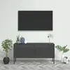 Image de vidaXL Meuble TV Anthracite 105x35x50 cm Acier