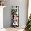 Image de vidaXL Bibliothèque à 4 niveaux blanc 40x30x140 cm bois de pin massif