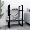 Image de vidaXL Bibliothèque à 2 niveaux Gris 60x30x70 cm bois d'ingénierie