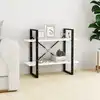 Image de vidaXL Bibliothèque à 2 niveaux Blanc 80x30x70 cm bois d'ingénierie