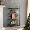 Image de vidaXL Bibliothèque à 4 niveaux 80x30x140 cm bois de pin massif