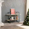 Image de vidaXL Bibliothèque à 2 niveaux chêne sonoma bois d'ingénierie