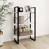 Image de vidaXL Bibliothèque à 3 niveaux Blanc 80x30x105 cm Bois de pin massif