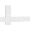 Image de vidaXL Ensemble de meubles TV 5 pcs Blanc Bois d'ingénierie