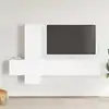 Image de vidaXL Ensemble de meubles TV 5 pcs Blanc Bois d'ingénierie