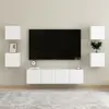 Image de vidaXL Ensemble de meubles TV 6 pcs Blanc Bois d'ingénierie