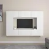 Image de vidaXL Ensemble de meubles TV 8 pcs Blanc Bois d'ingénierie