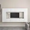 Image de vidaXL Ensemble de meubles TV 8 pcs Blanc Bois d'ingénierie