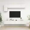 Image de vidaXL Ensemble de meubles TV 5 pcs Blanc Bois d'ingénierie