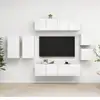 Image de vidaXL Ensemble de meubles TV 8 pcs Blanc Bois d'ingénierie