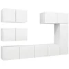 Image de vidaXL Ensemble de meubles TV 6 pcs Blanc Bois d'ingénierie