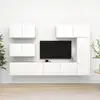 Image de vidaXL Ensemble de meubles TV 6 pcs Blanc Bois d'ingénierie