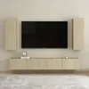 Image de vidaXL Ensemble de meubles TV 4 pcs Chêne sonoma Bois d'ingénierie
