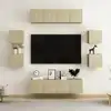 Image de vidaXL Ensemble de meubles TV 8 pcs Chêne sonoma Bois d'ingénierie