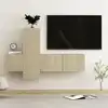 Image de vidaXL Ensemble de meubles TV 3 pcs Chêne sonoma Bois d'ingénierie