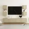 Image de vidaXL Ensemble de meubles TV 6 pcs Chêne sonoma Bois d'ingénierie