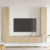 Image de vidaXL Ensemble de meuble TV 6 pcs Chêne sonoma Bois d'ingénierie
