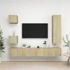 Image de vidaXL Ensemble de meubles TV 5 pcs Chêne sonoma Bois d'ingénierie